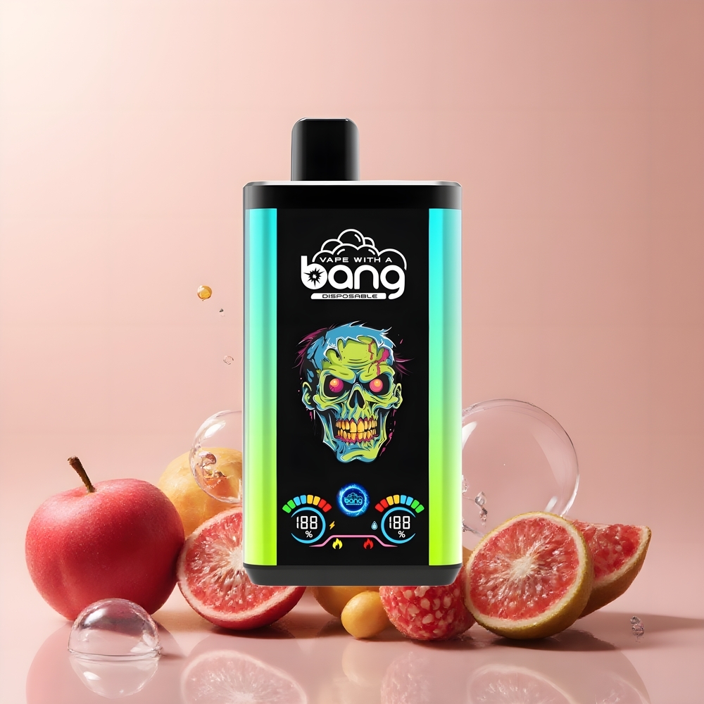 Partihandel Sverige Bang 30K Pro 30000 Puffs Dubbel Äpple & Kiwi Passionfrukt Granatäpple 36ml Dual-Flavor