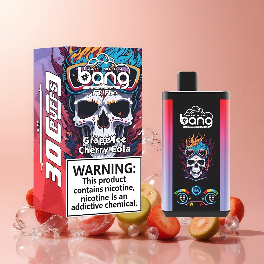 Partihandel Sverige Bang 30K Pro 30000 Puffs Dubbelsmak Kärlek66 & Jordgubb Kiwi