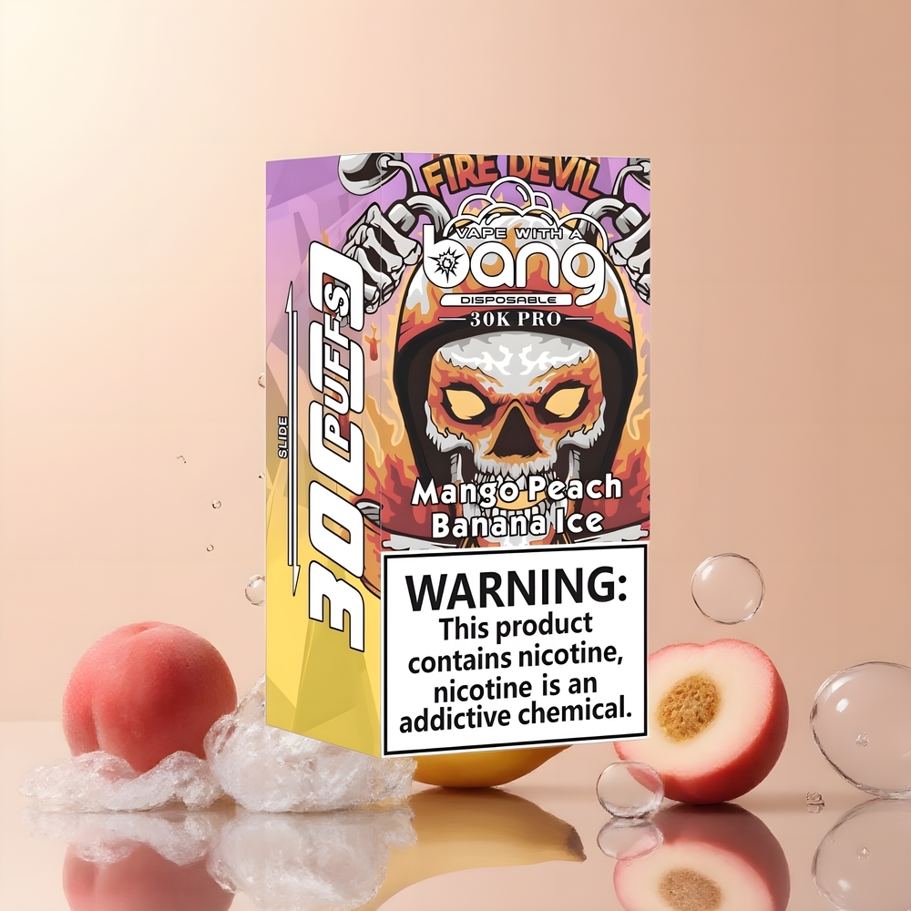 Partihandel Sverige Bang 30K Pro 30000 Puffs Engångsvape Mango Persika & Banan Is 36ml 550mAh