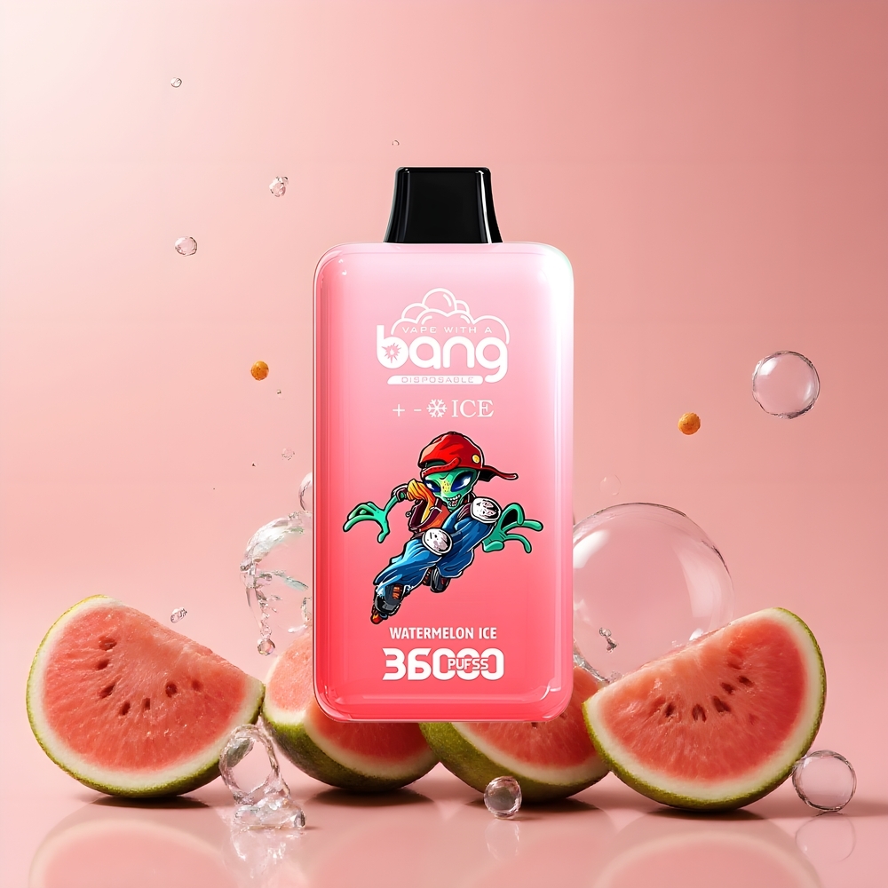 Partihandel Sverige Bang 36000 Ice Level 36ml 850mAh Enmunnar Vattenmelon Is