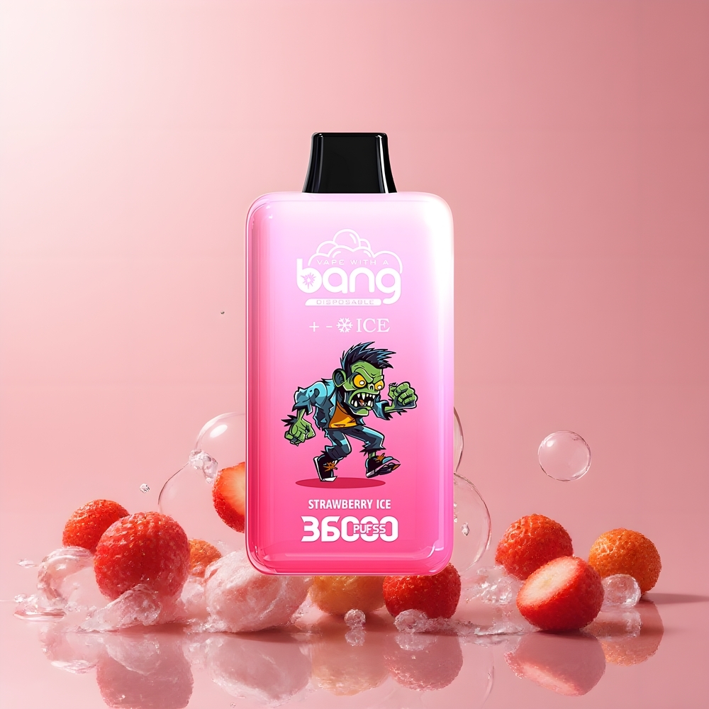 Partihandel Sverige Bang 36000 Ice Level 36ml Jordgubb Is