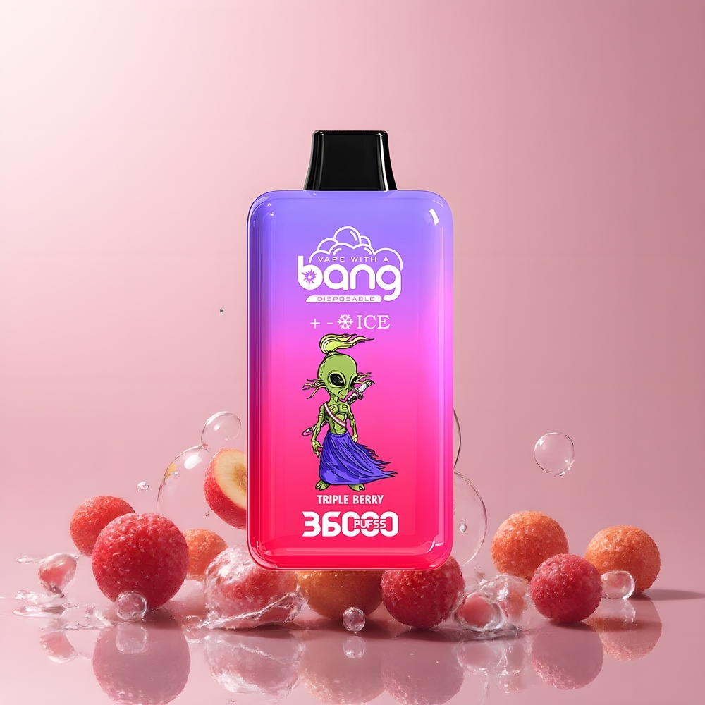 Partihandel Sverige Bang 36000 Ice Level Engångs Enhet Tre Bär 36ml 850mAh Mesh 1.0 Ohm