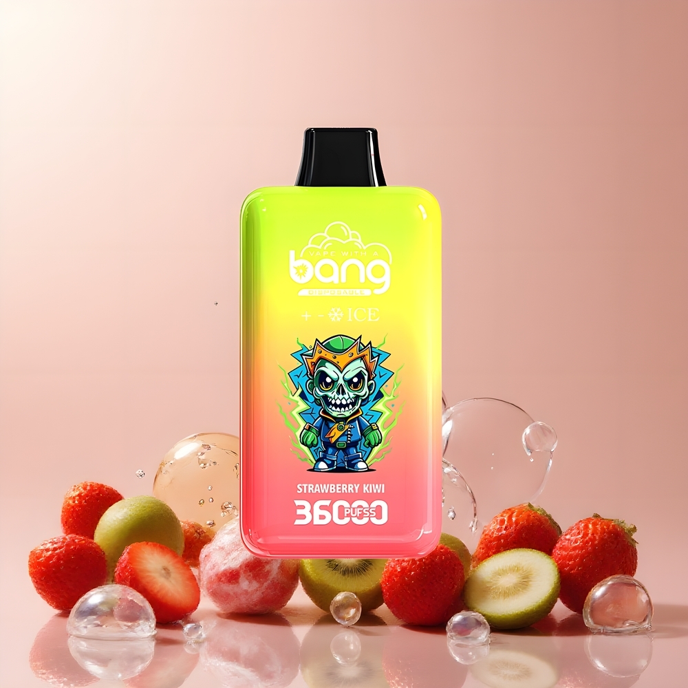 Partihandel Sverige Bang 36000 Ice Level Engångsenhet Jordgubb Kiwi 36ml 850mAh