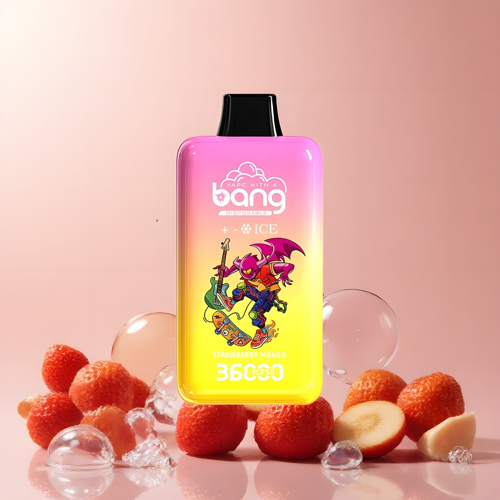 Partihandel Sverige Bang 36000 Ice Level Enkelanvänd Enhet Jordgubb Mango 36ml