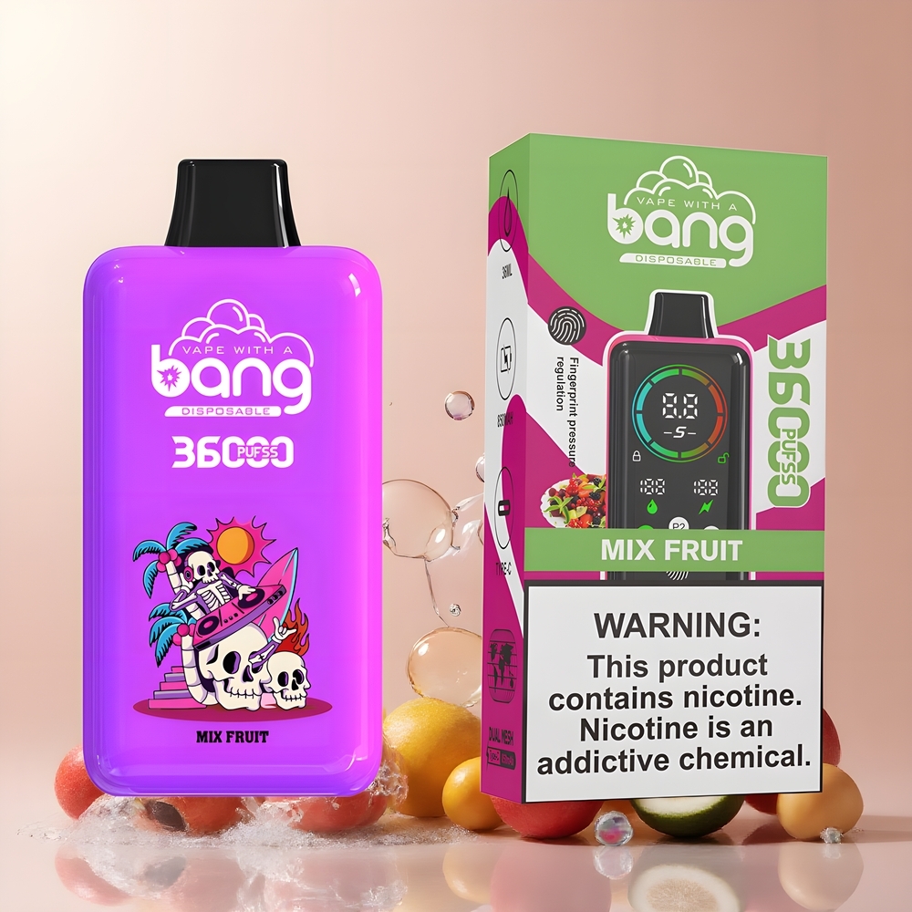 Partihandel Sverige Bang 36000 Power Engångs Vape Flerfrukt 36ml 5% 850mAh