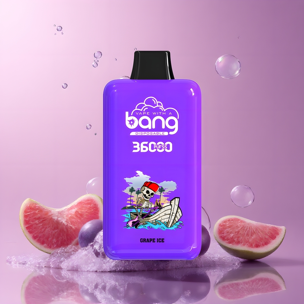 Partihandel Sverige Bang 36000 Power Engångsvape Druvis Is 36ml 5% 850mAh