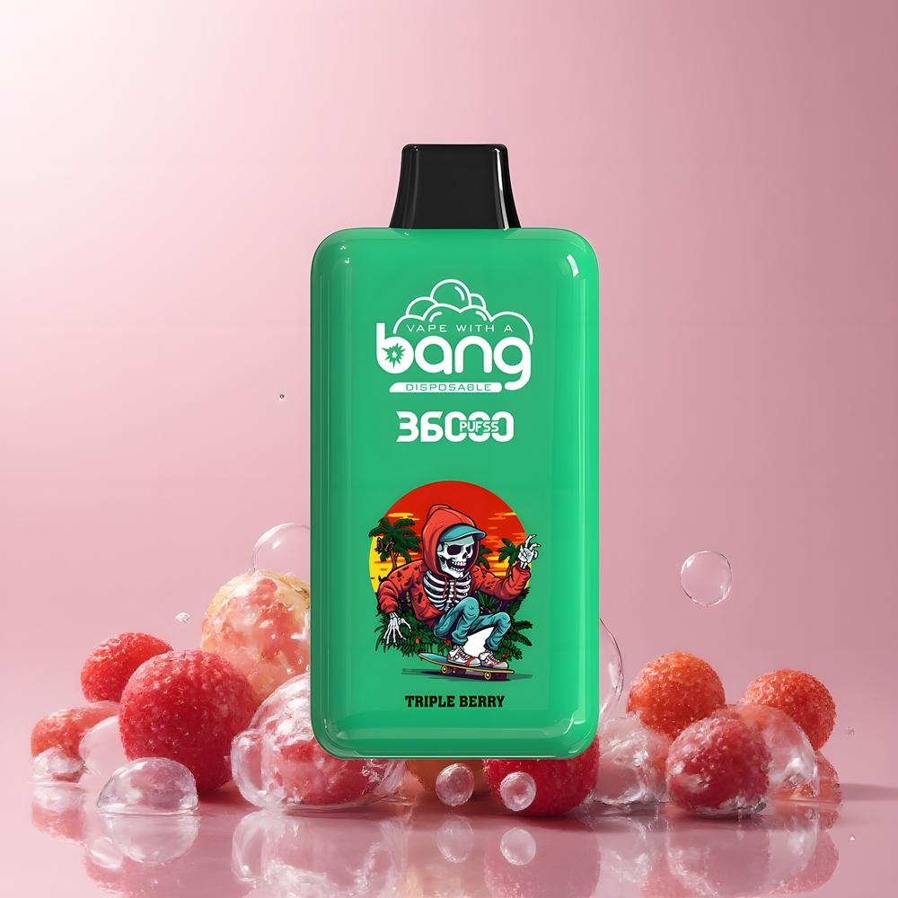 Partihandel Sverige Bang 36000 Power Kraft Engångs Vape Tre Bär 36ml Puffar 5%