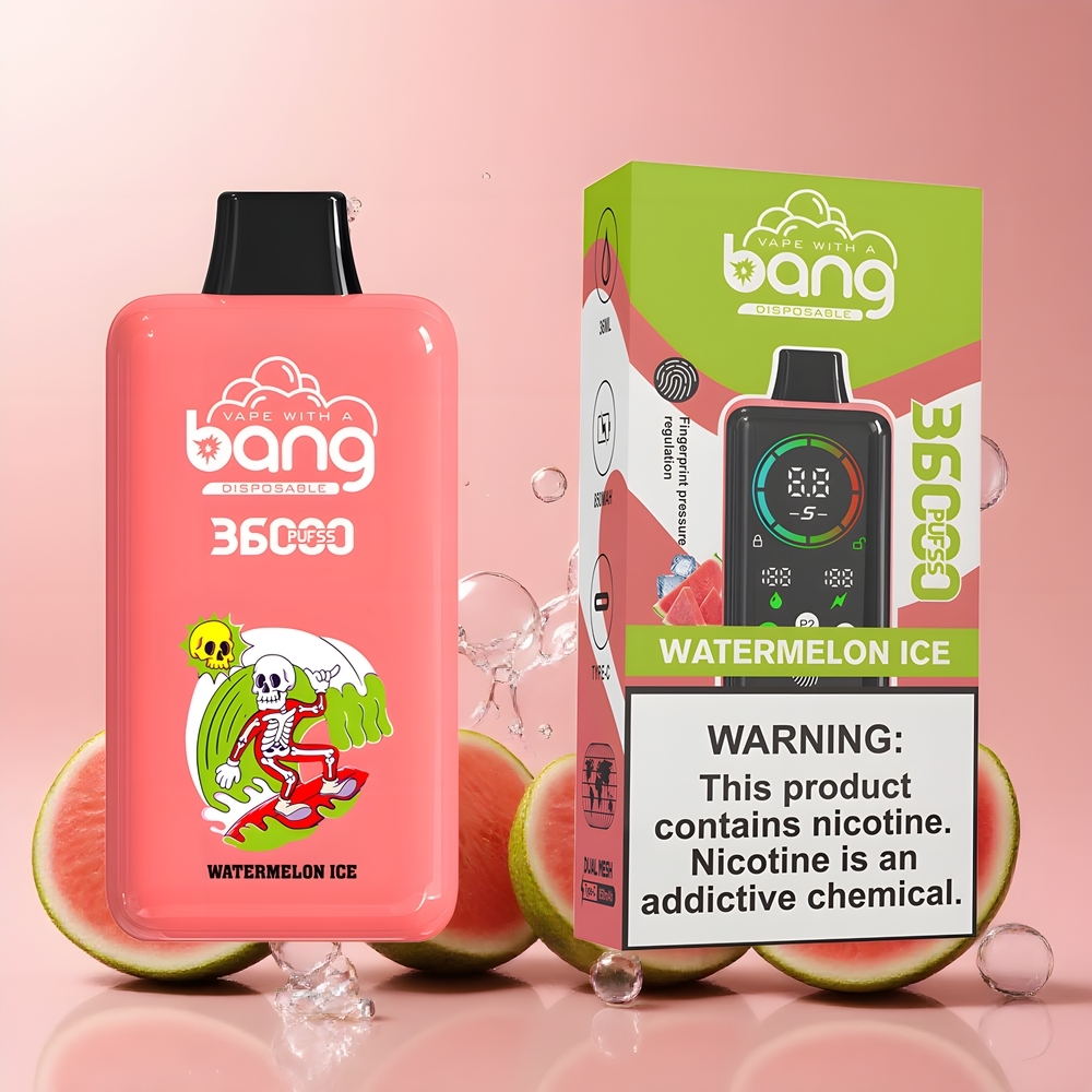 Partihandel Sverige Bang 36000 Power Vattenmelon Is 36ml 5% 850mAh