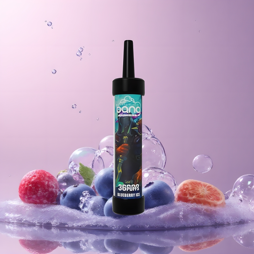 Partihandel Sverige Bang 36000 Puffs Engångs Vape Blåbär Is 650mAh 40ml Mesh 0.60ohm