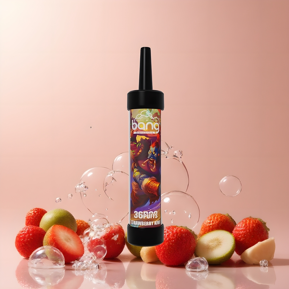 Partihandel Sverige Bang 36000 Puffs Jordgubb Kiwi 650mAh 40ml Mesh