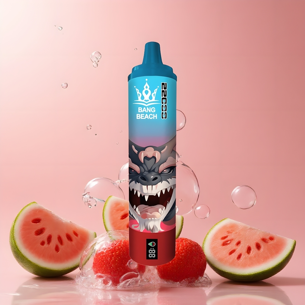 Partihandel Sverige Bang Beach 22000 Puffs Jordgubb Vattenmelon 36ml 650mAh