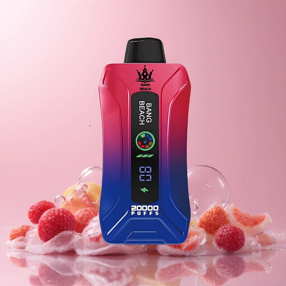 Partihandel Sverige Bang Beach Smart Screen 20000 Puffs 35ml Trebär Is