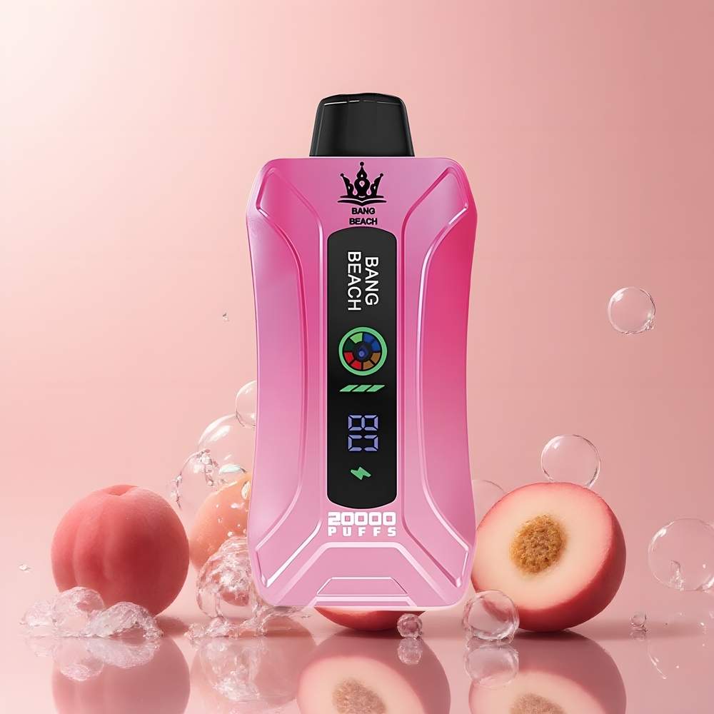 Partihandel Sverige Bang Beach Smart Screen 20000 Puffs Engångs Vape Persika Is 35ml 650mAh