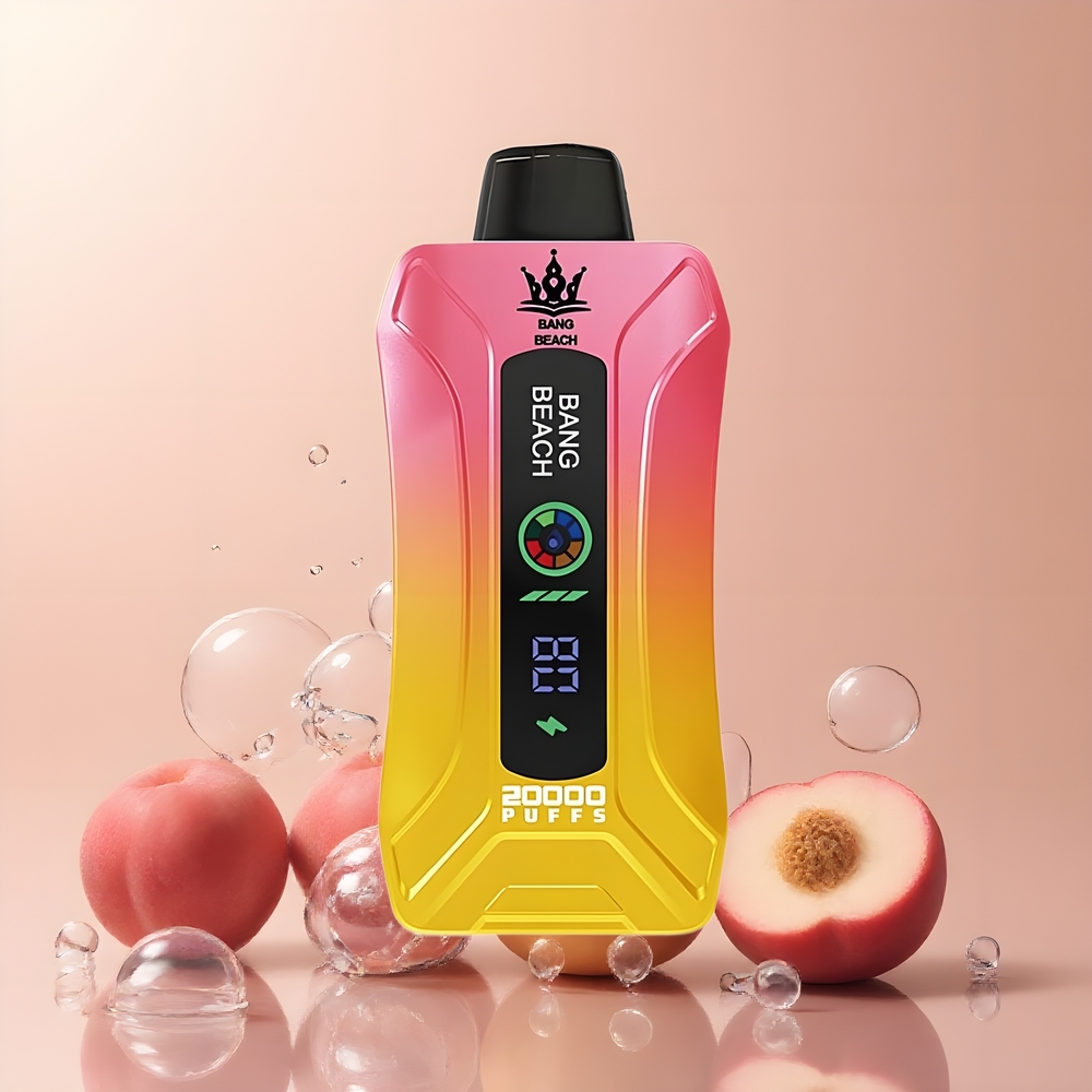 Partihandel Sverige Bang Beach Smart Screen 20000 Puffs Vape Persika Mango 35ml 650mAh
