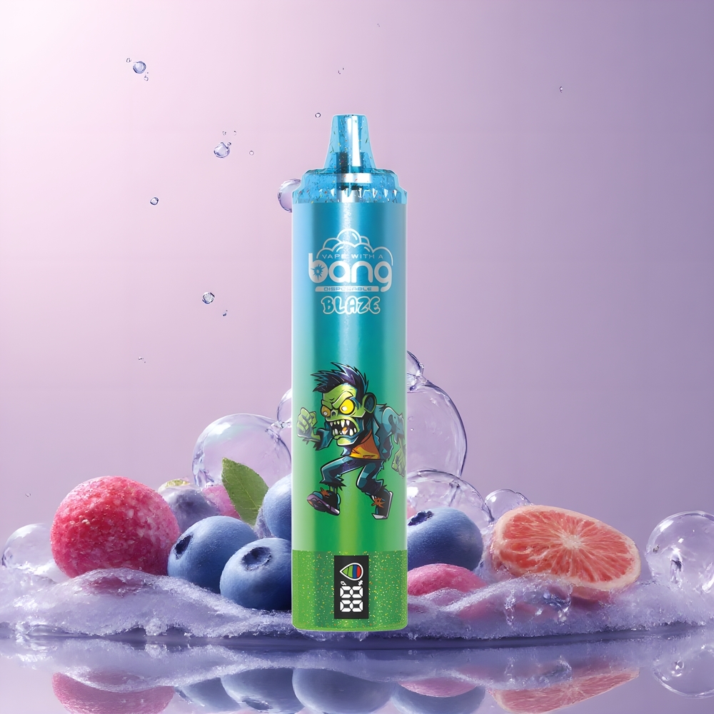 Partihandel Sverige Bang Blaze Tornado 20000 Puffs Typ-C Luftflöde Blåbär Is Vape