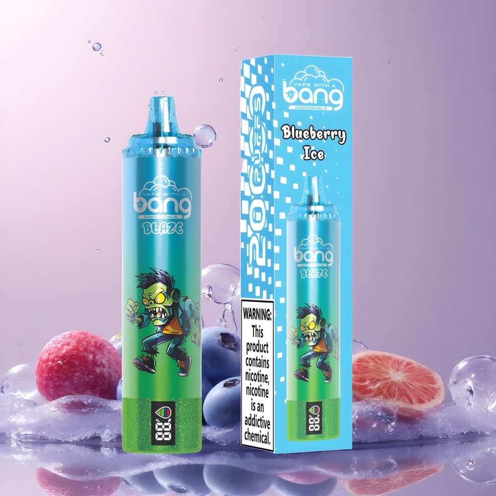 Partihandel Sverige Bang Blaze Tornado 20000 Puffs Typ-C Luftflöde Blåbär Is Vape