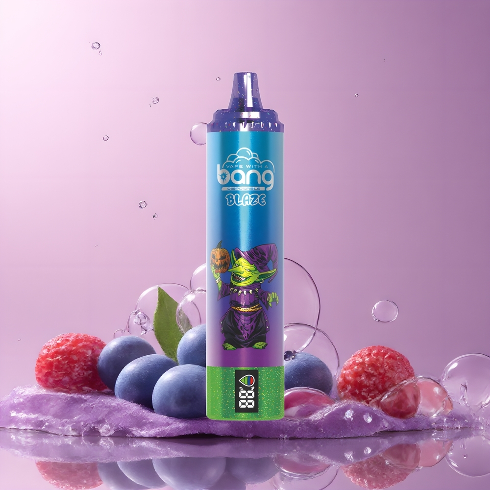 Partihandel Sverige Bang Blaze Tornado 20000 Puffs Vape Blåbär Druva Typ-C Luftflöde 0% 2% 3% 5%