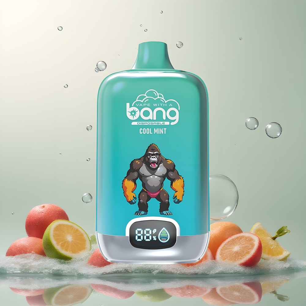 Partihandel Sverige Bang Digital Box 15000 Puffs Engångs Vape Kylmynta 15ml Typ-C 550mAh Smart Display
