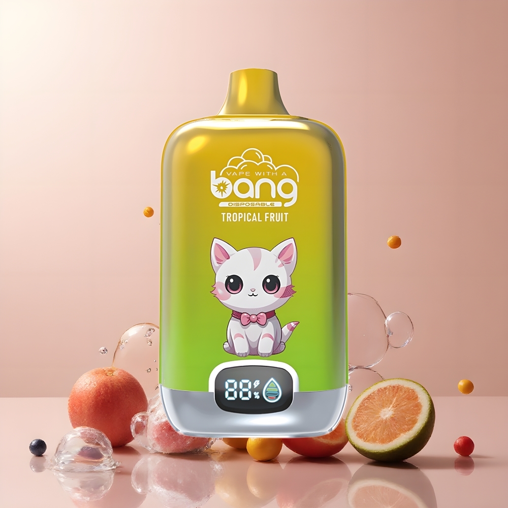 Partihandel Sverige Bang Digital Box 15000 Puffs Engångs Vape Triple Frukt 15ml 550mAh Typ-C Display
