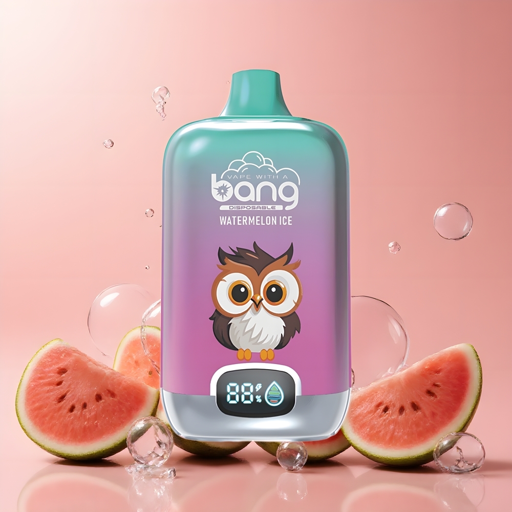 Partihandel Sverige Bang Digital Box 15000 Puffs Engångs Vape Vattenmelon Is 15ml Typ-C Laddning 550mAh Smart Digital Skärm