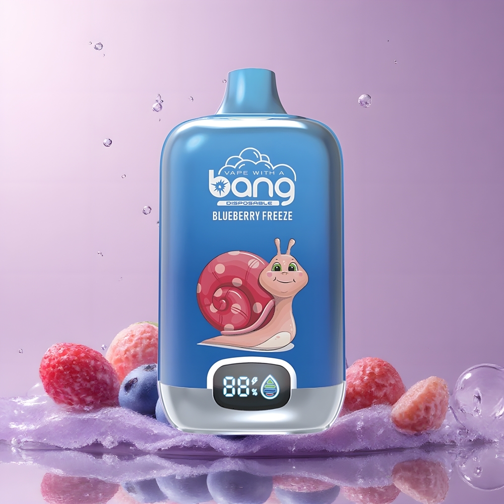 Partihandel Sverige Bang Digital Box 15000 Puffs Engångsvape Blåbärskyla Typ-C Laddning 550mAh