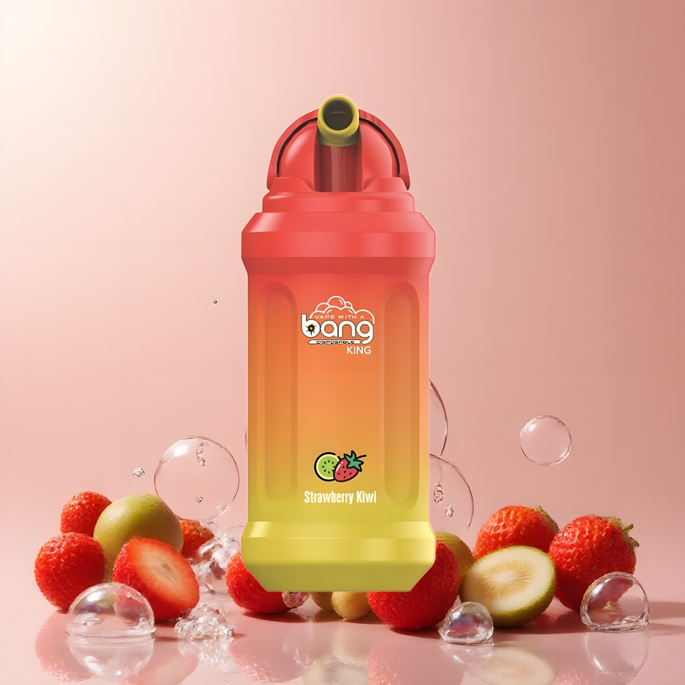 Partihandel Sverige Bang King 12000 Puffs Jordgubbe Kiwi 23ml Mesh 1.2 Ohm