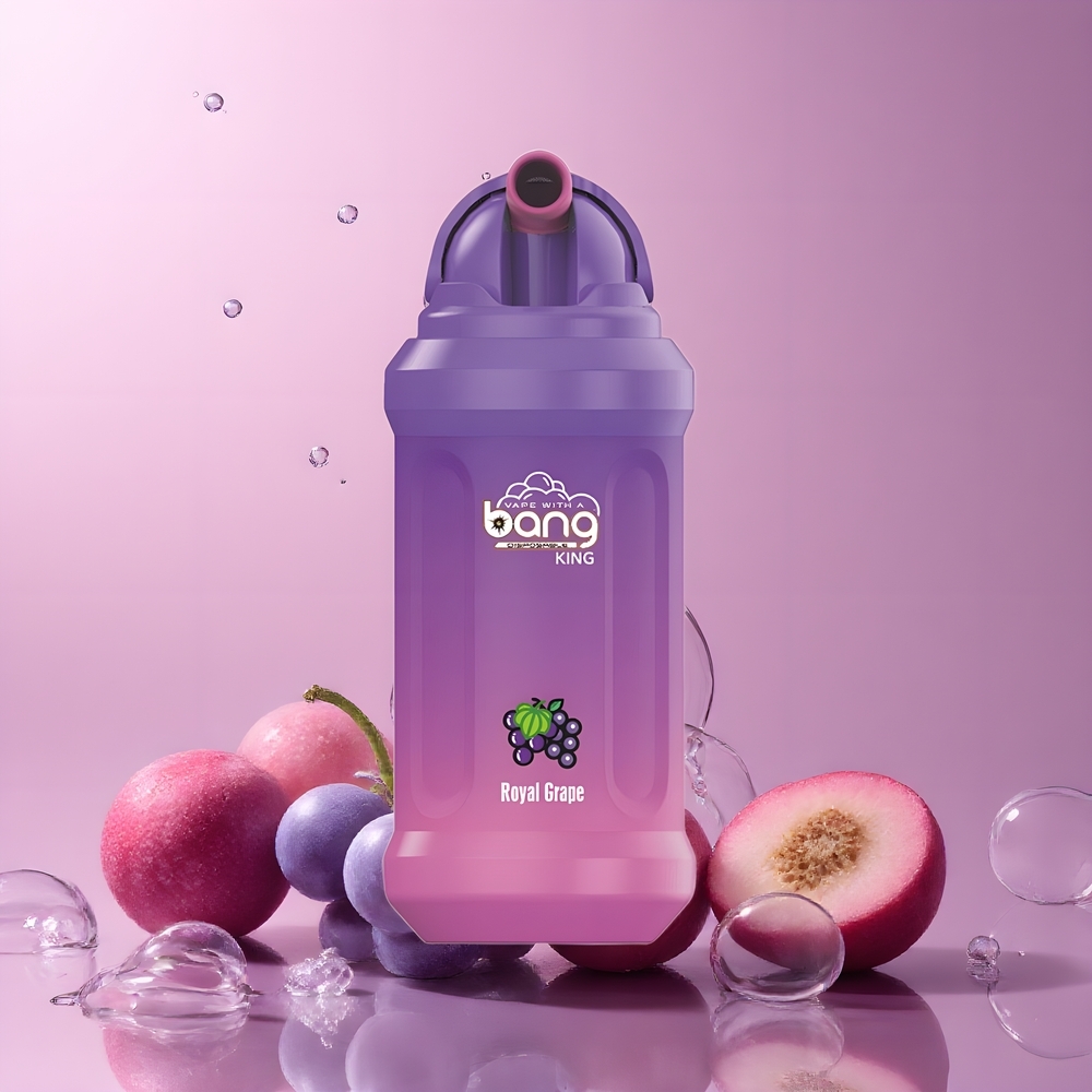 Partihandel Sverige Bang King 12000 Puffs Royal Druva 23ml 650mAh Mesh 1.2 Ohm