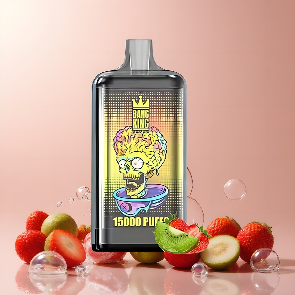 Partihandel Sverige Bang King 15000 Puffs 21ml 550mAh Jordgubb Kiwi