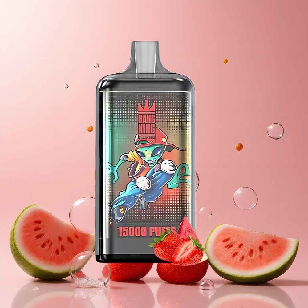 Partihandel Sverige Bang King 15000 Puffs Jordgubb Vattenmelon 21ml 550mAh