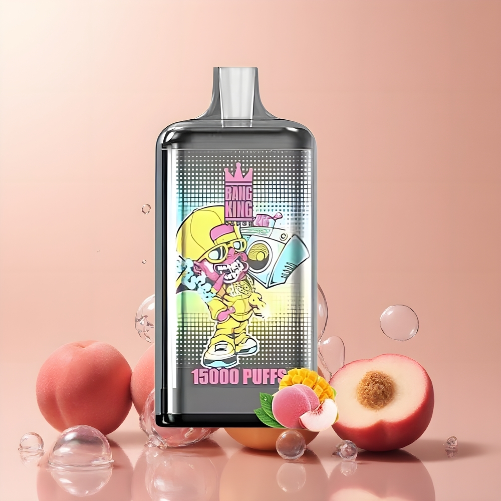 Partihandel Sverige Bang King 15000 Puffs Persika Mango Färgglad 21ml