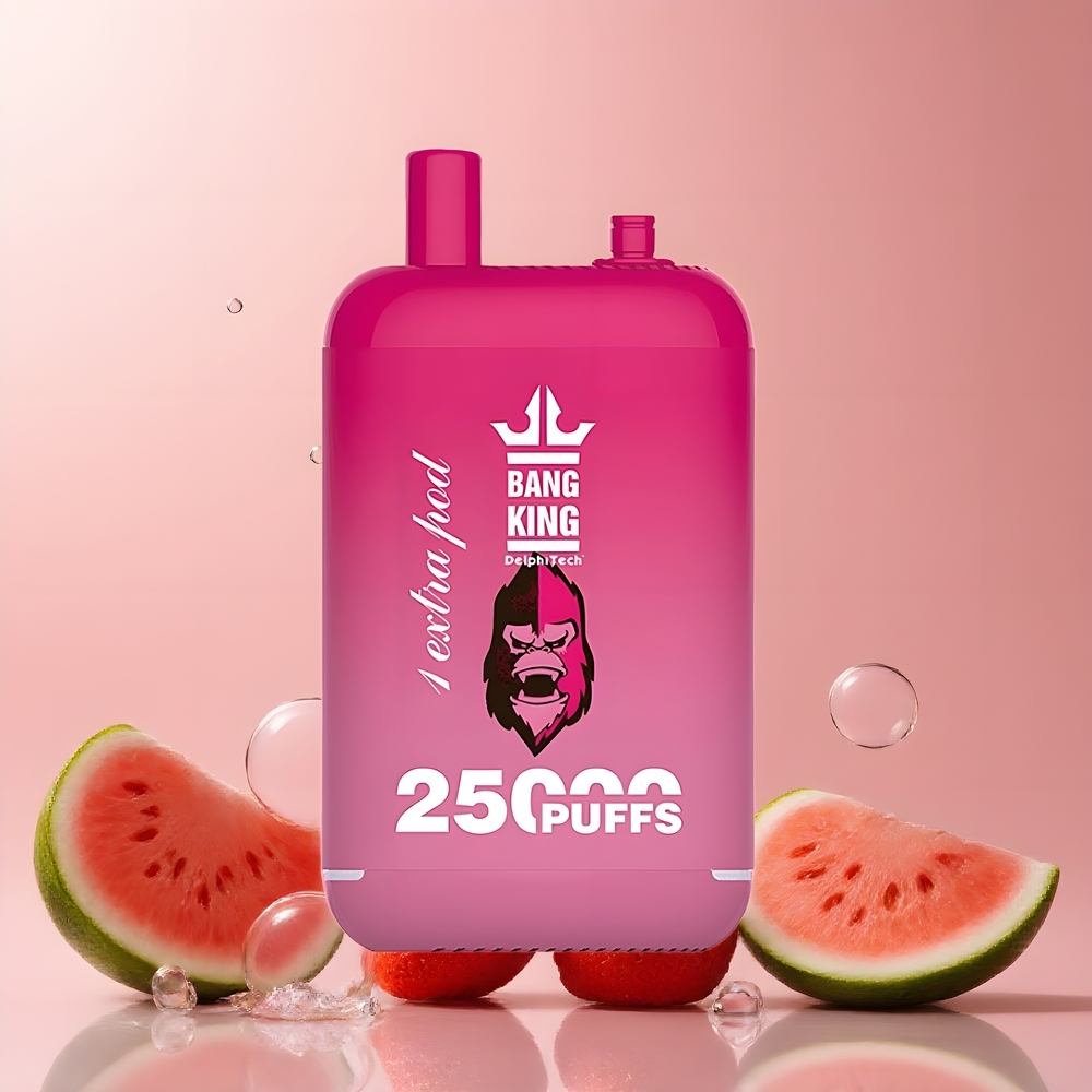 Partihandel Sverige Bang King 25000 Puffs Dual Strawbär Vattenmelon 46ml