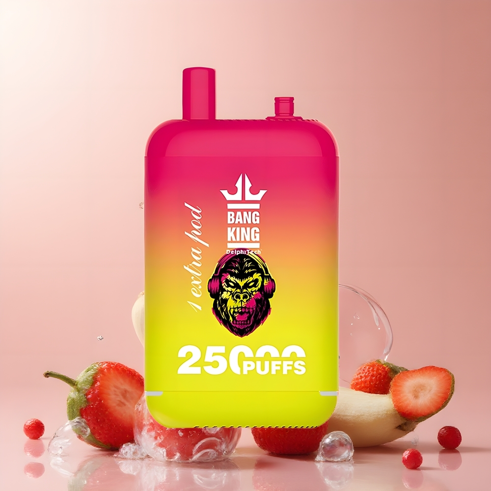 Partihandel Sverige Bang King 25000 Puffs Jordgubb Banan