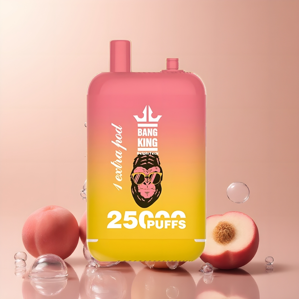 Partihandel Sverige Bang King 25000 Puffs Peach Mango Dual Pod 46ml