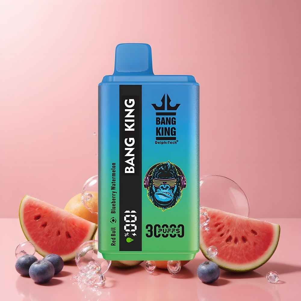 Partihandel Sverige Bang King 30000 Puff Red Bull Blåbär Vattenmelon 36ml 550mAh