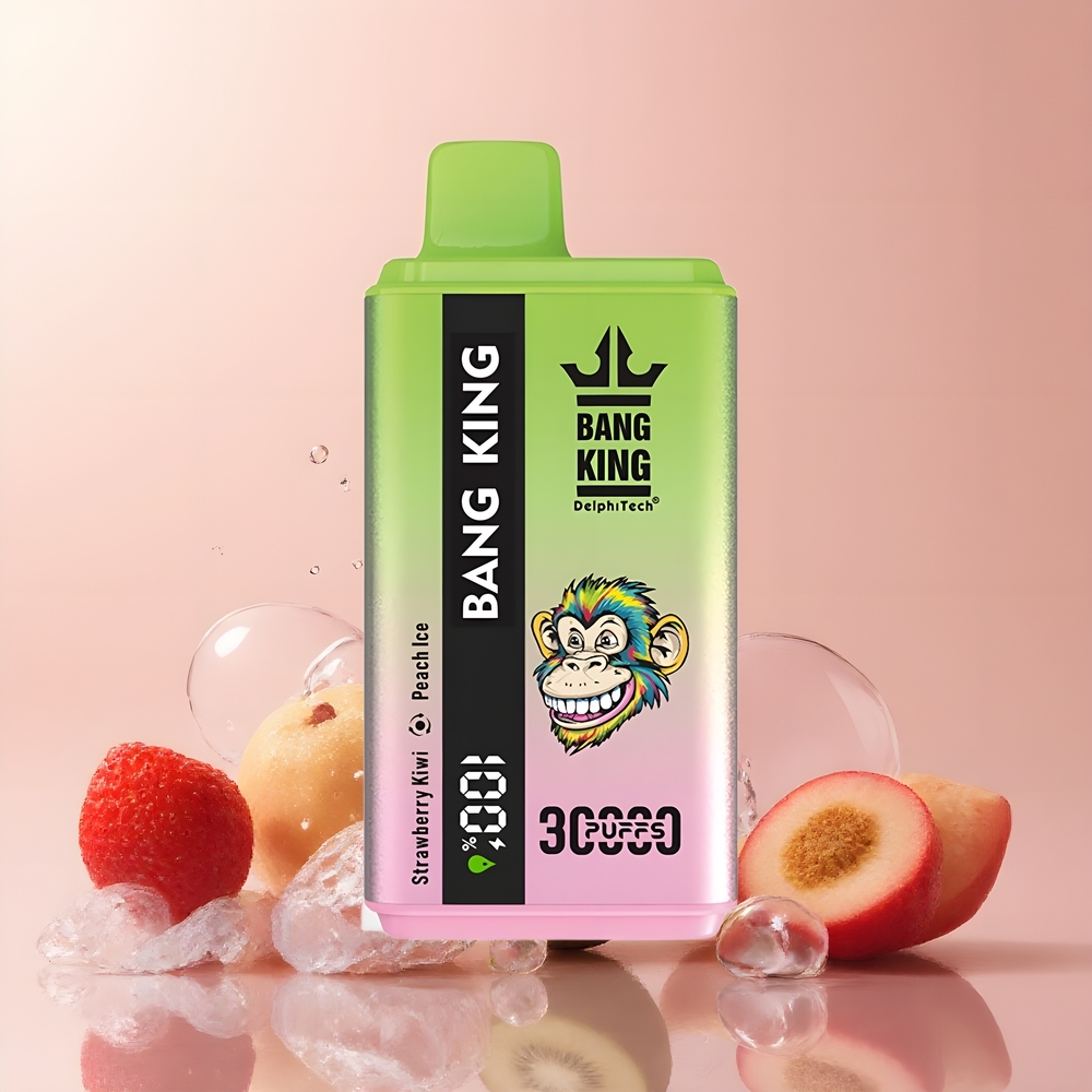 Partihandel Sverige Bang King 30000 Puffs 36ml Type-C Jordgubb Kiwi Persika Is