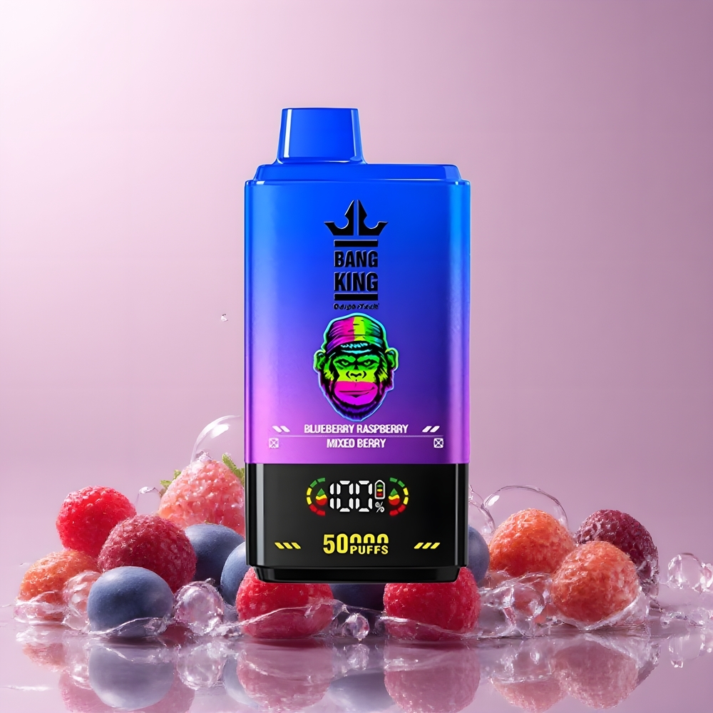 Partihandel Sverige Bang King 50000 Blåbär Hallon Blandade Bär 50ml 850mAh