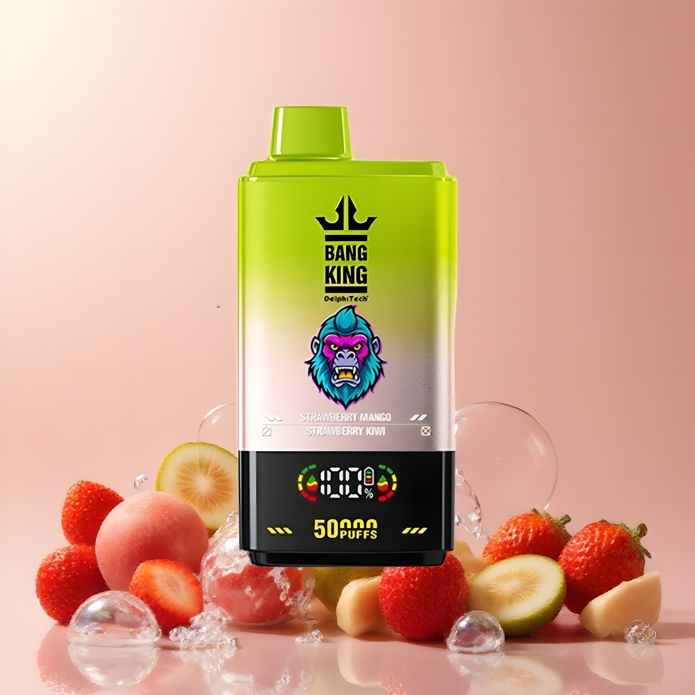Partihandel Sverige Bang King 50000 engångsvape jordgubb mango jordgubb kiwi 50ml 850mAh