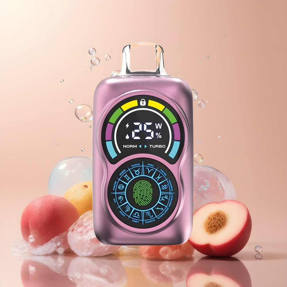 Partihandel Sverige Bang King Constellation 36000 Puffs 650mAh 30ml Persika Is
