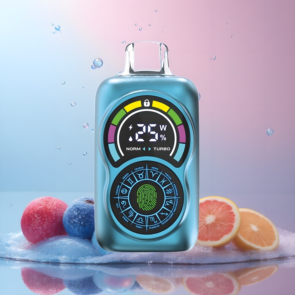Partihandel Sverige Bang King Constellation 36000 Puffs Blå Hallon Is 5% Nikotin Typ-C Luftflöde