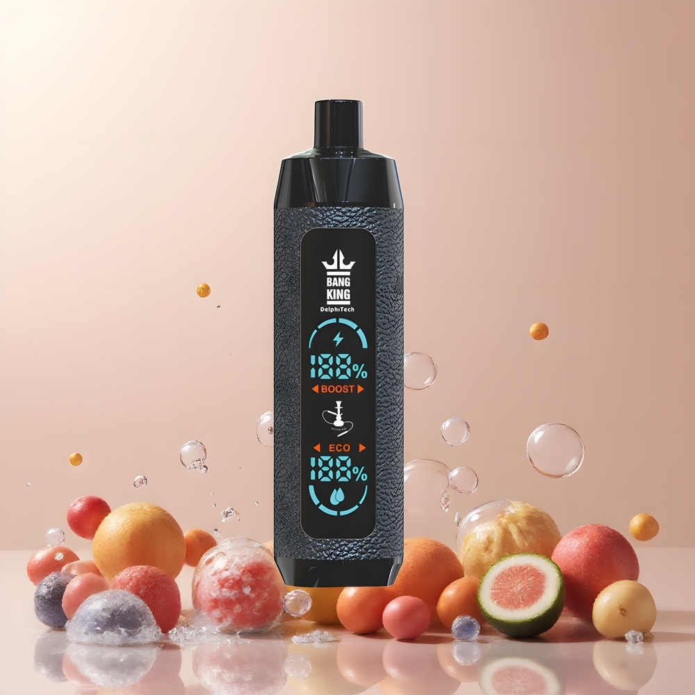 Partihandel Sverige Bang King Shisha 25000 Puffs 30ml Typ-C 650mAh Mesh Cush Man