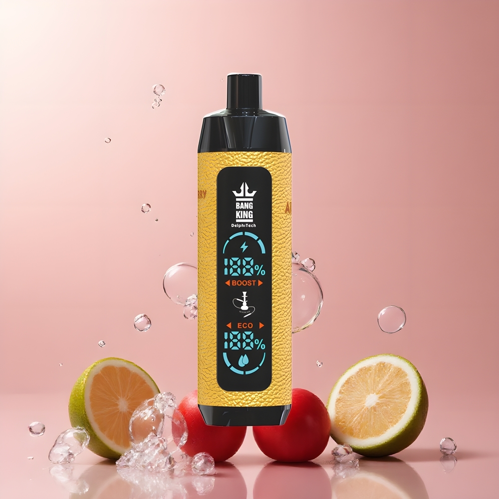 Partihandel Sverige Bang King Shisha 25000 Puffs Citron Körsbär 30ml 5%