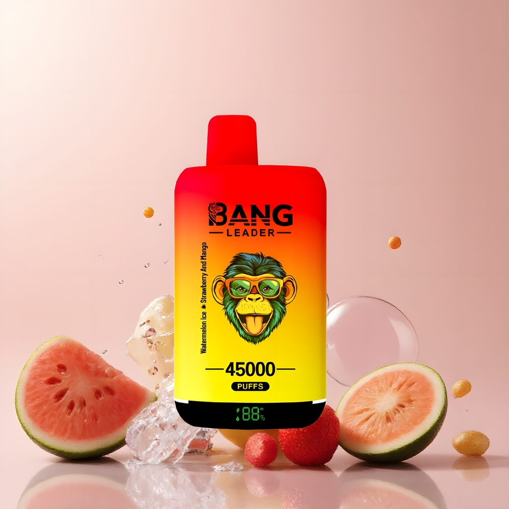 Partihandel Sverige Bang Leader 45000 Puffs Dual Smak Vattenmelon Is Jordgubb Mango