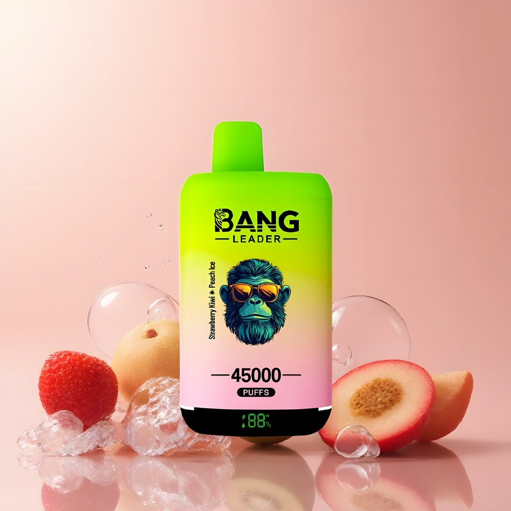 Partihandel Sverige Bang Leader 45000 Puffs Smart Screen Jordgubb Kiwi Peachy Is 5%
