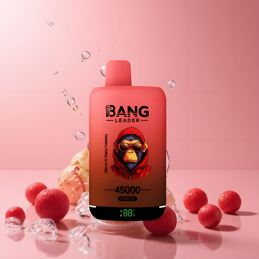 Partihandel Sverige Bang Leader 45000 Puffs TwinSmak Nikotin 5% Vape Cola Is Körsbär Tranbär