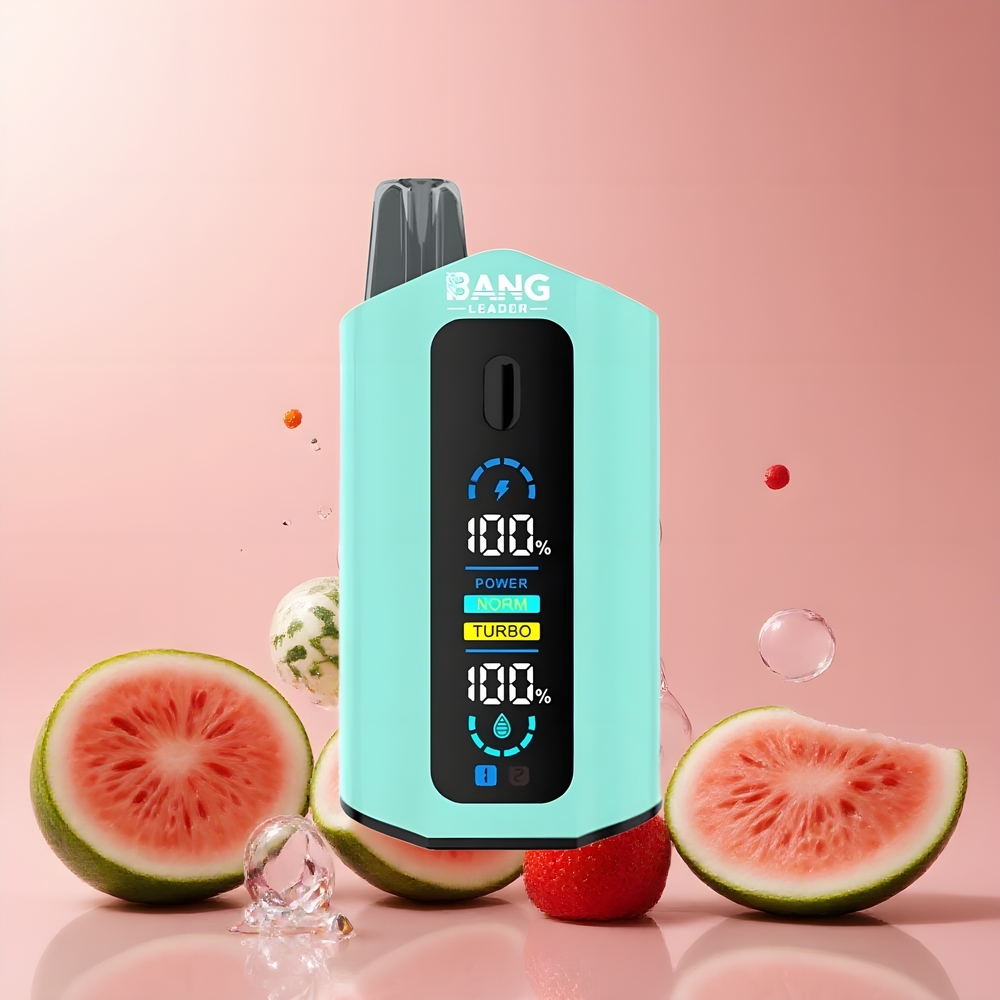 Partihandel Sverige Bang Leader 50000 Puffs 13400mAh 36ml Vattenmelon Jordgubb Vattenmelon Redbull