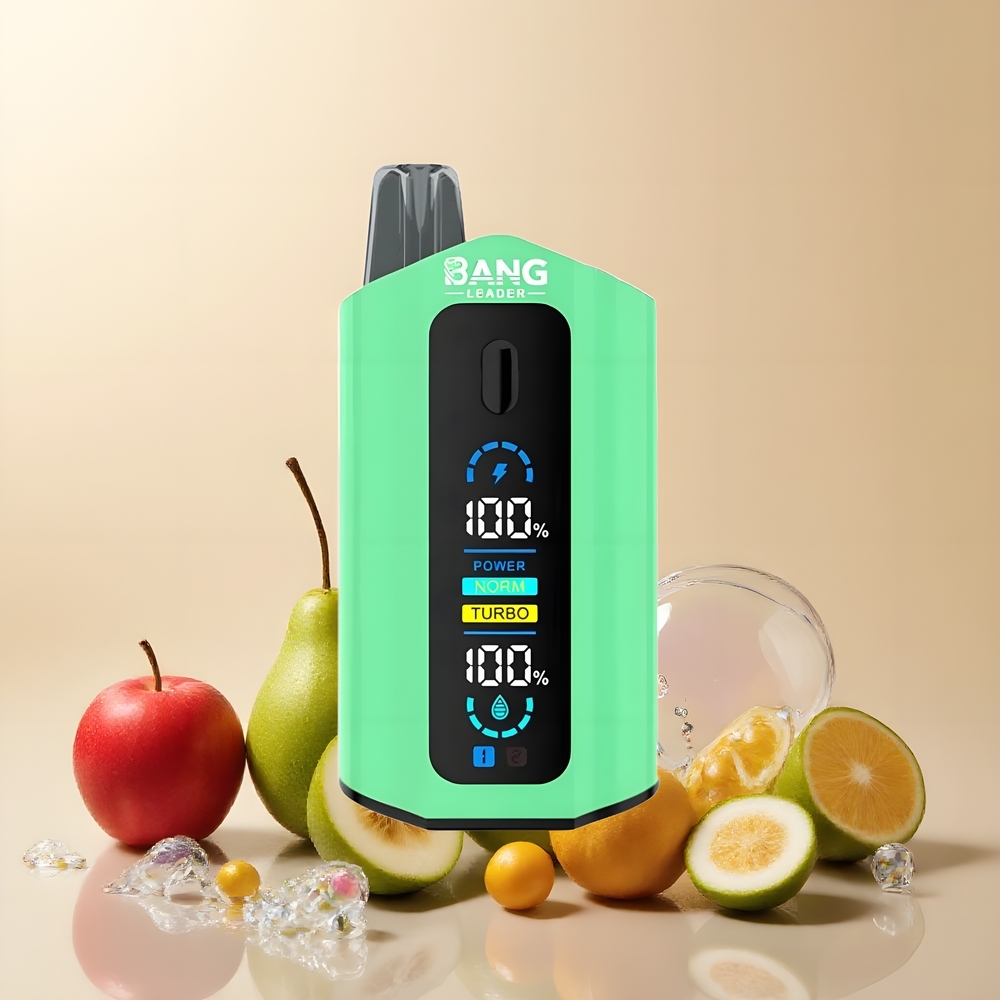 Partihandel Sverige Bang Leader 50000 Puffs 13400mAh Äpple Päron Kiwi Passionfrukt Guava