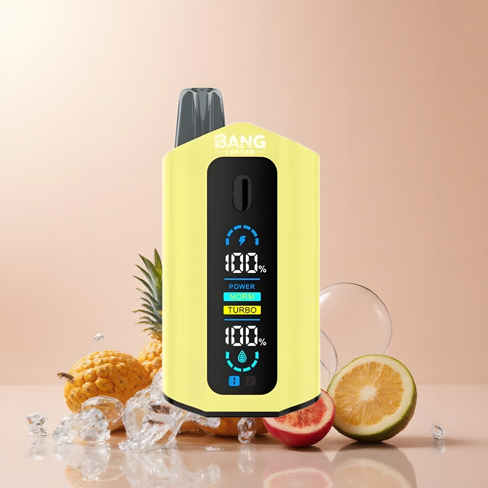 Partihandel Sverige Bang Leader 50000 Puffs Ananas Passionfrukt Ananas Is 13400mAh Typ-C