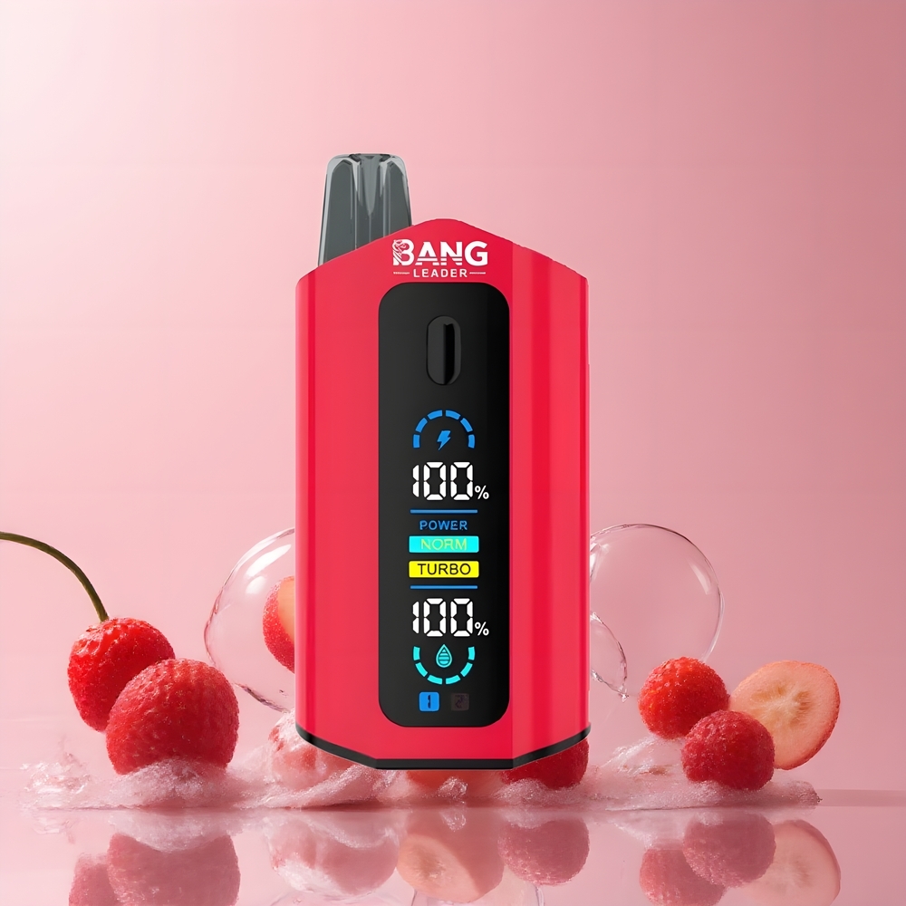 Partihandel Sverige Bang Leader 50000 Puffs Jordgubb Hallon Körsbär Is 13400mAh Typ-C