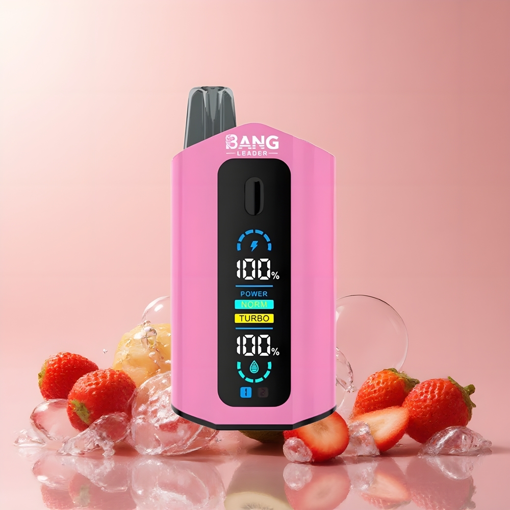 Partihandel Sverige Bang Leader 50000 Puffs Jordgubb Kiwi Jordgubb Is 13400mAh 36ml
