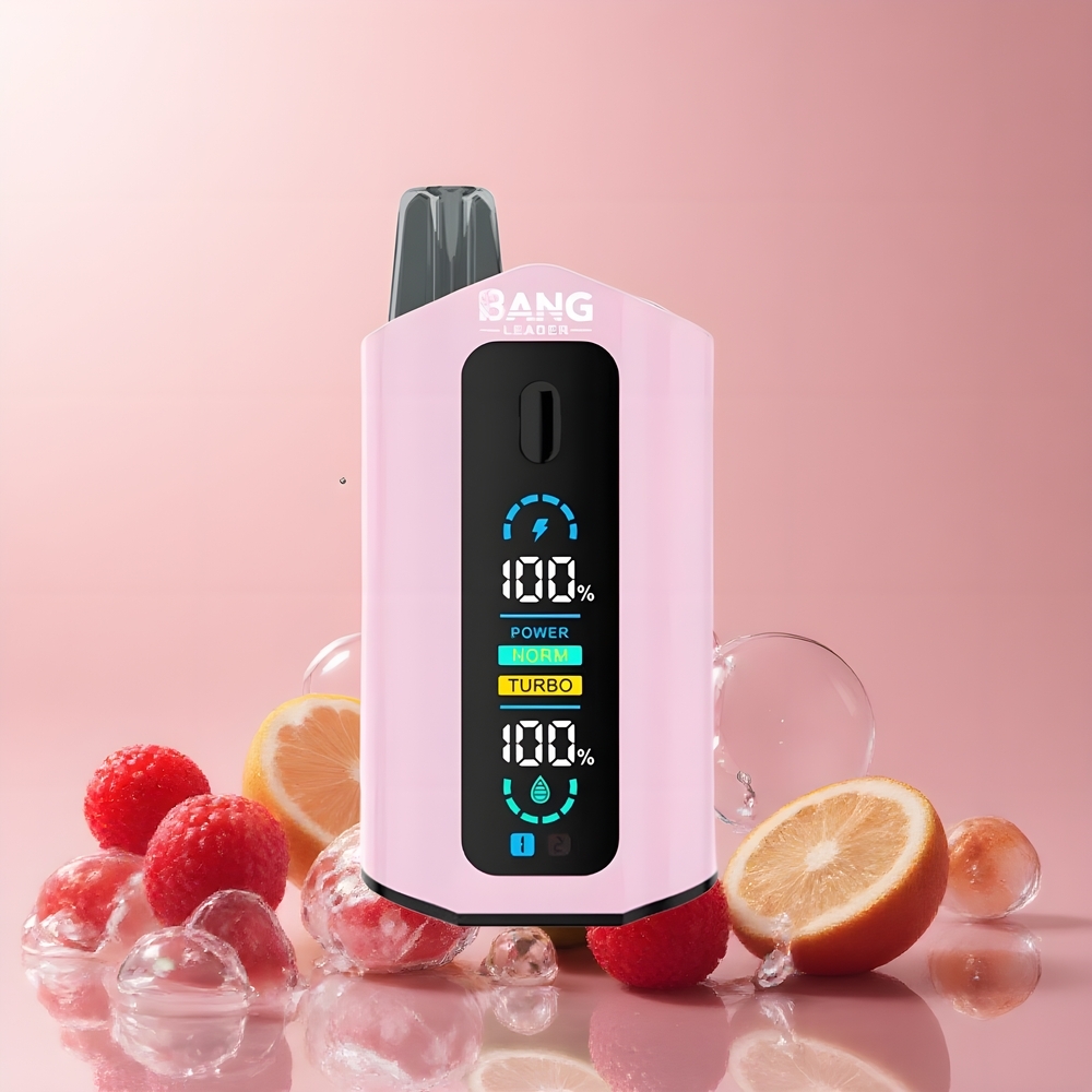 Partihandel Sverige Bang Leader 50000 Puffs Typ-C Hallon Mojito Körsbär Hallon Lime 36ml